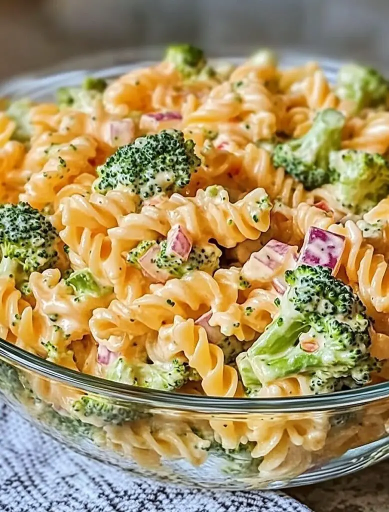 Broccoli Cheddar Pasta Salad