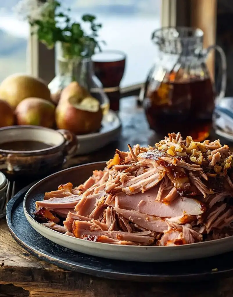 Oven-Baked Pulled Ham
