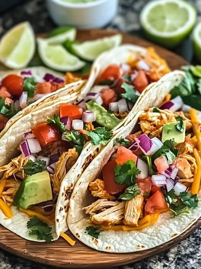 Crockpot Chicken Tacos