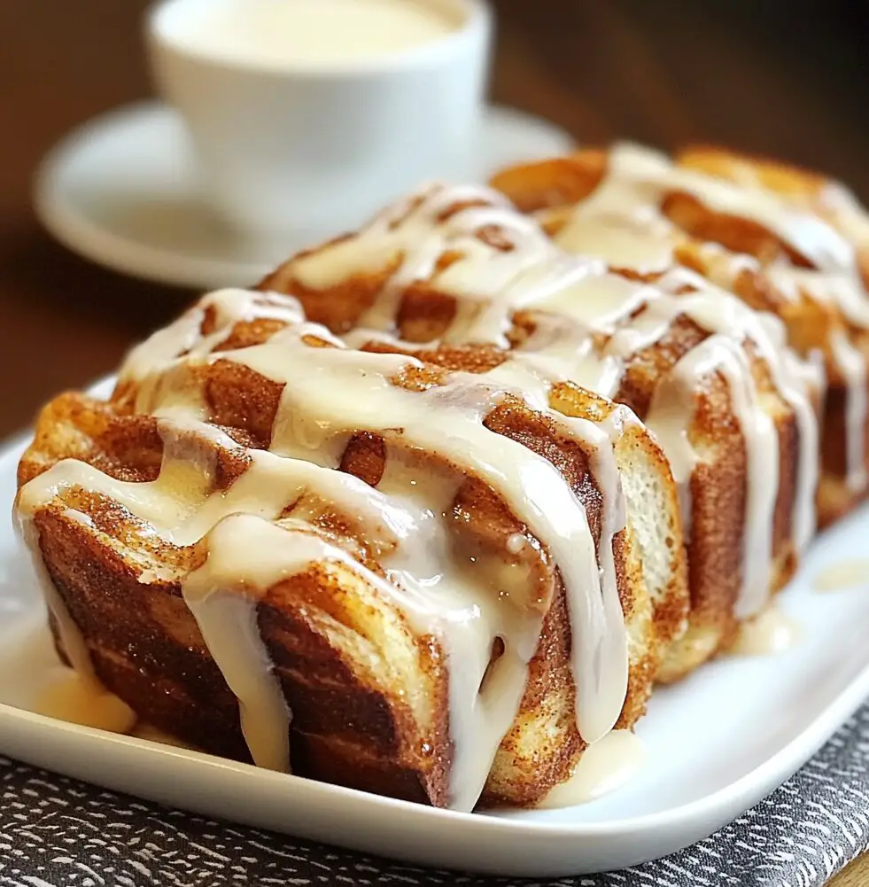 Cinnamon Roll Pull-Apart Toast