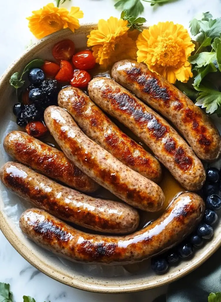 Sweet and Savory Maple Breakfast Sausages

