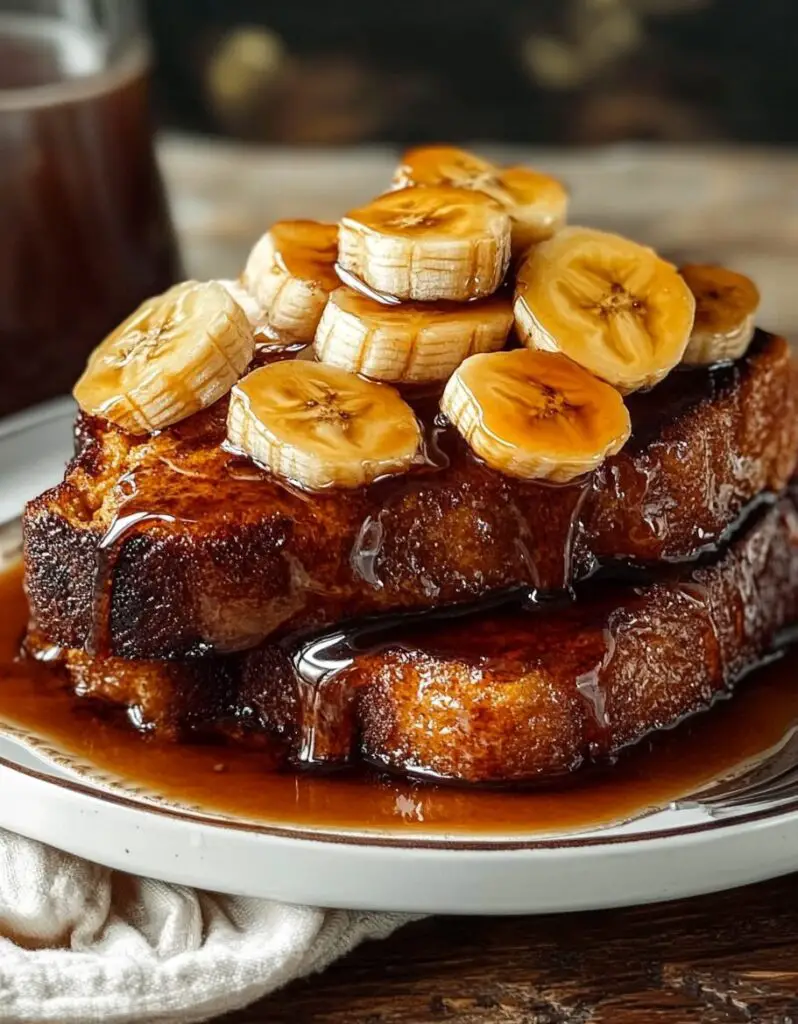Banana Bread French Toast with Caramelized Bananas