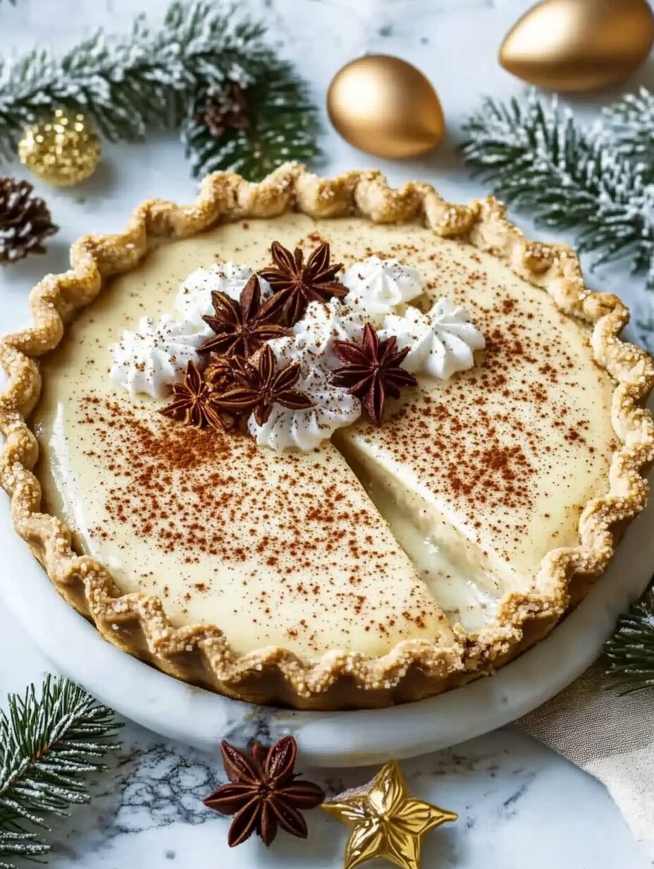Eggnog Pie