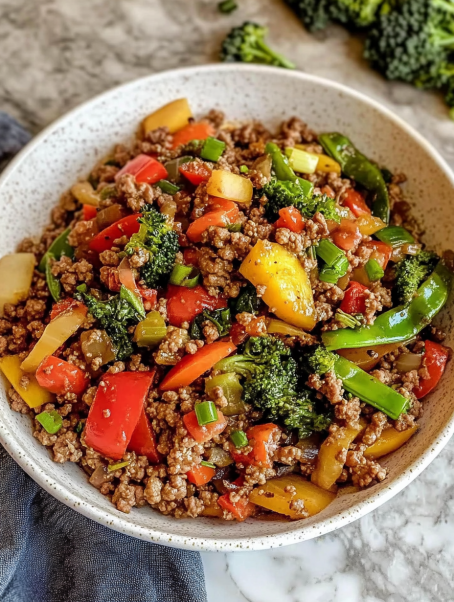 Ground Beef Stir Fry