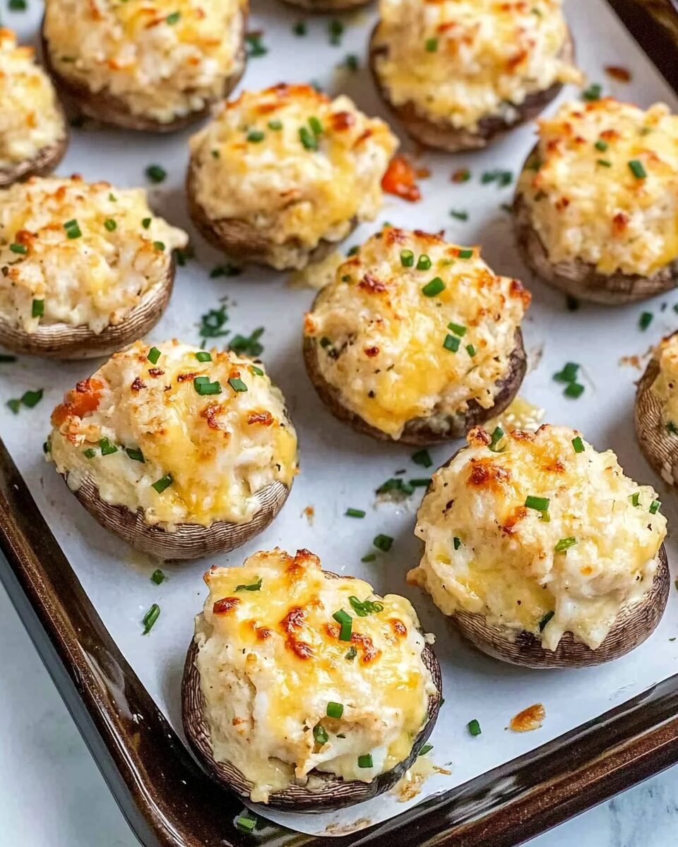 Crab Stuffed Mushrooms