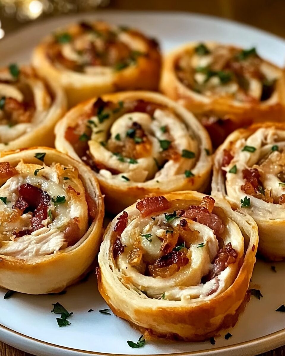 Chicken Bacon Ranch Pinwheels