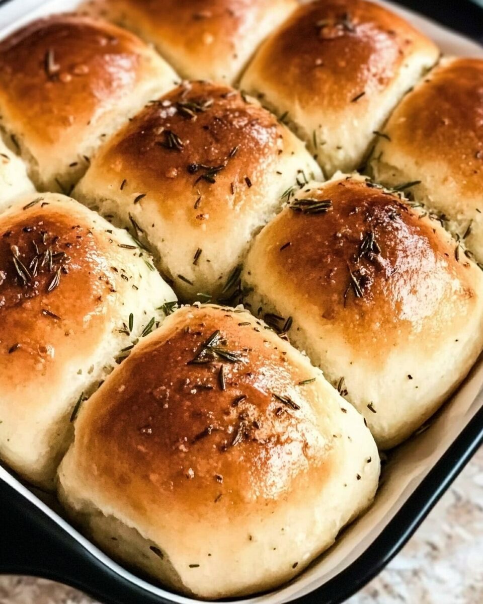 Rosemary Garlic Dinner Rolls