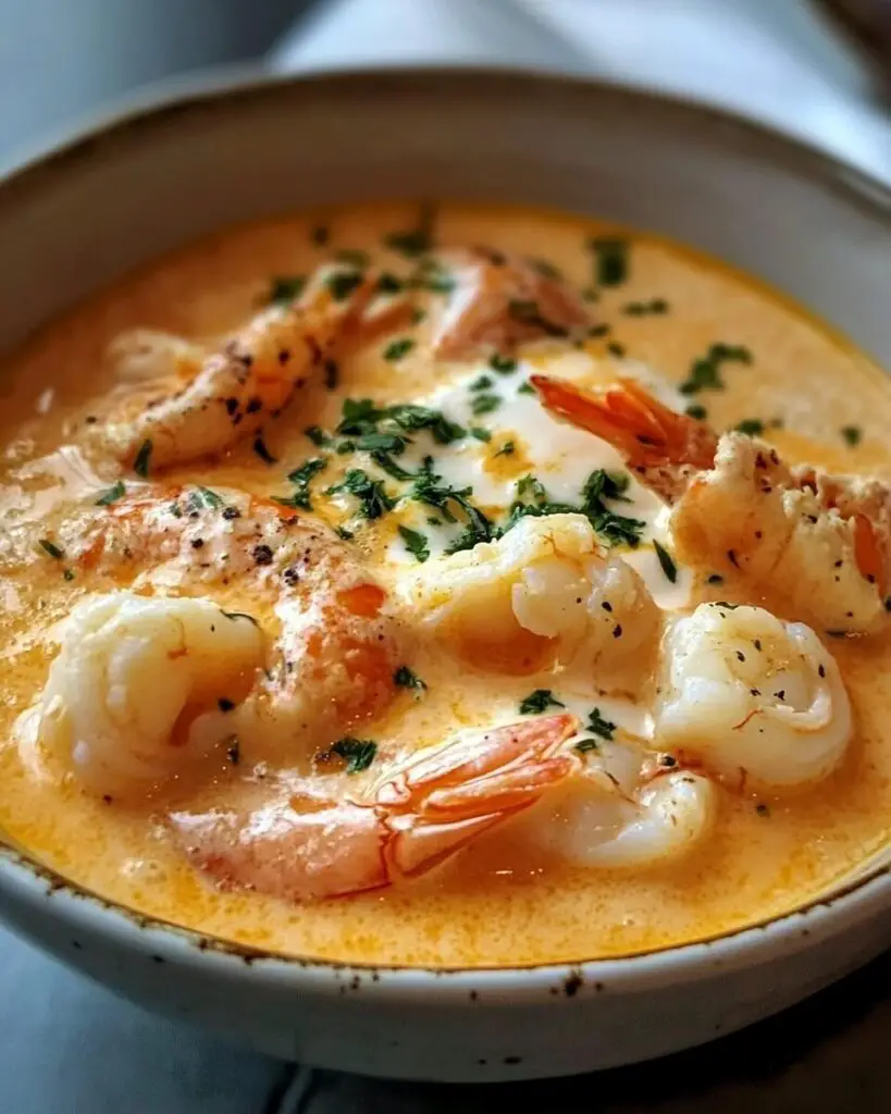 Creamy Crab and Shrimp Seafood Bisque