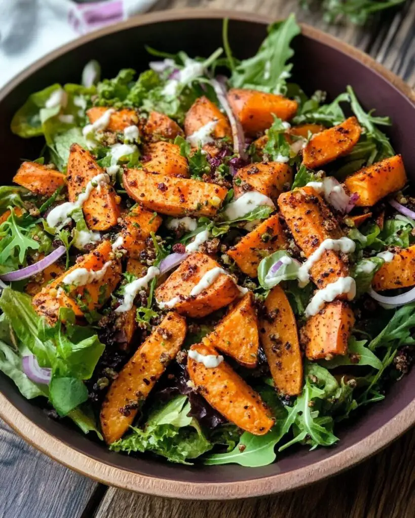Spiced Sweet Potato Salad with Lemon Vinaigrette