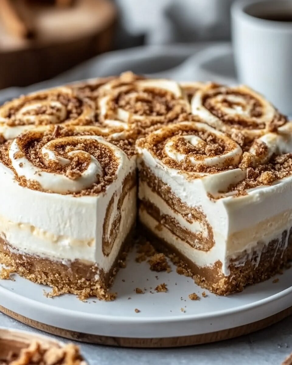 Cinnamon Roll Cheesecake