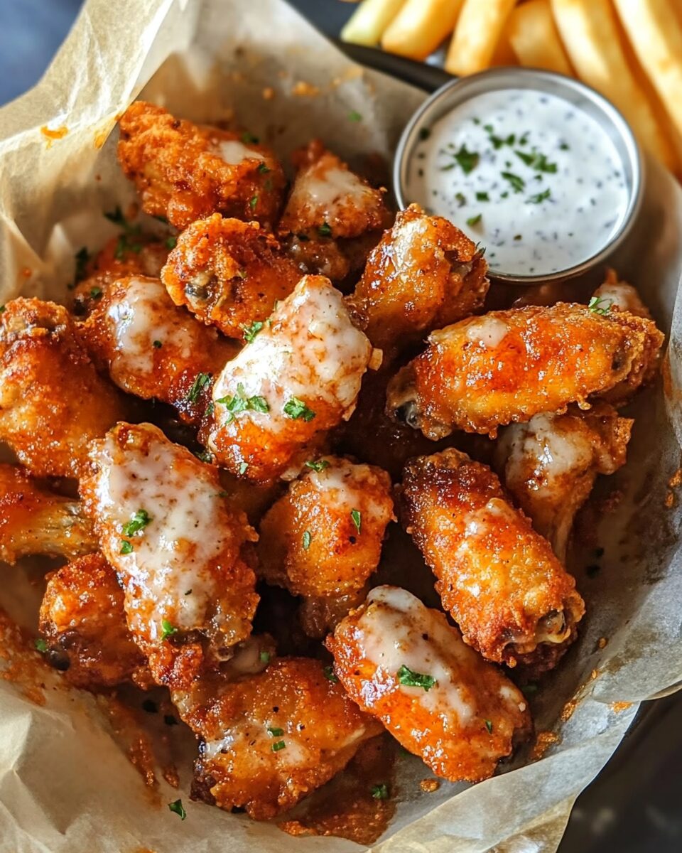 Baked Garlic Parmesan Boneless Wings
