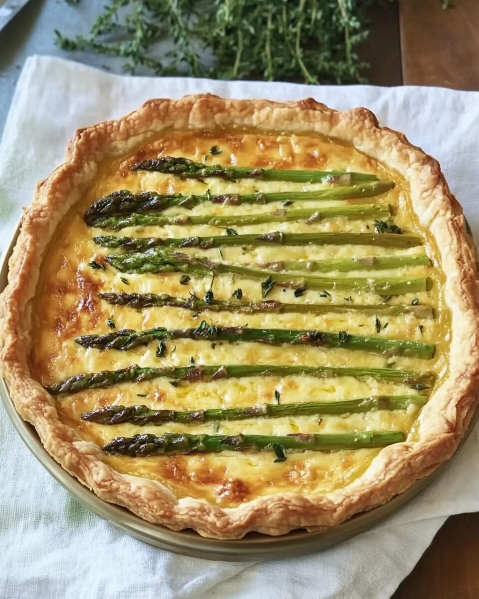 Asparagus and Cheese Tart