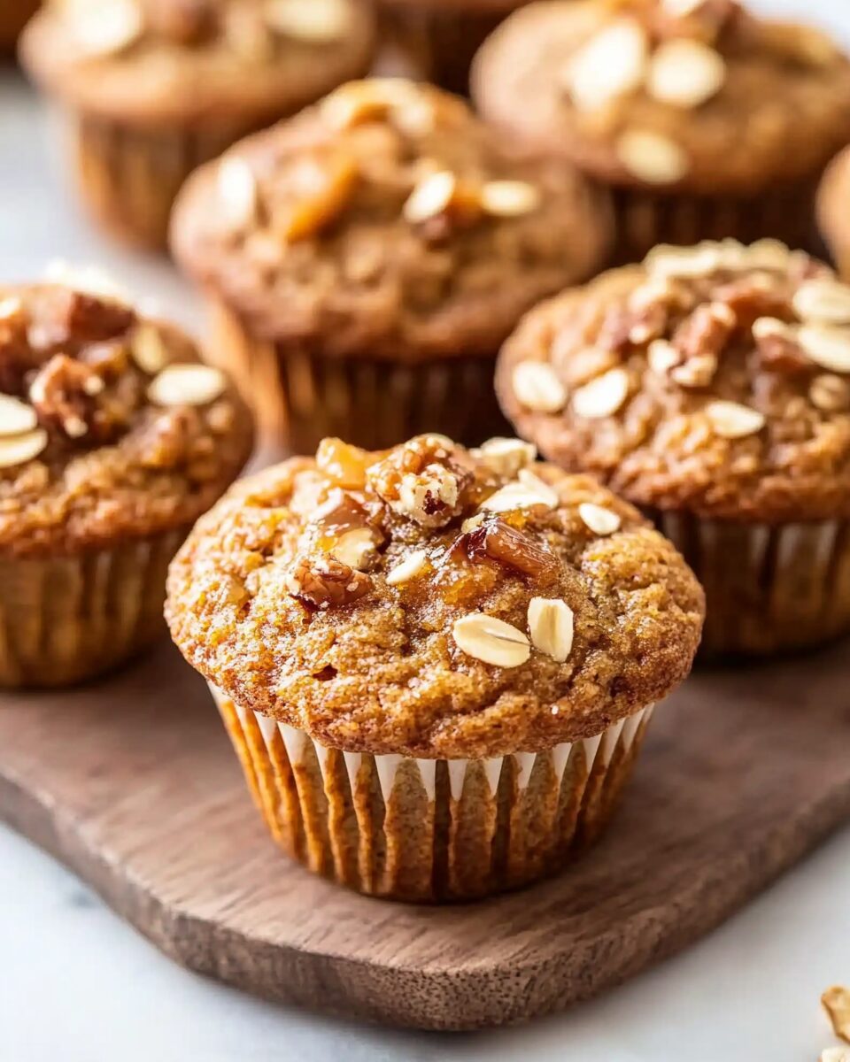 Healthy Honey Applesauce Blender Muffins