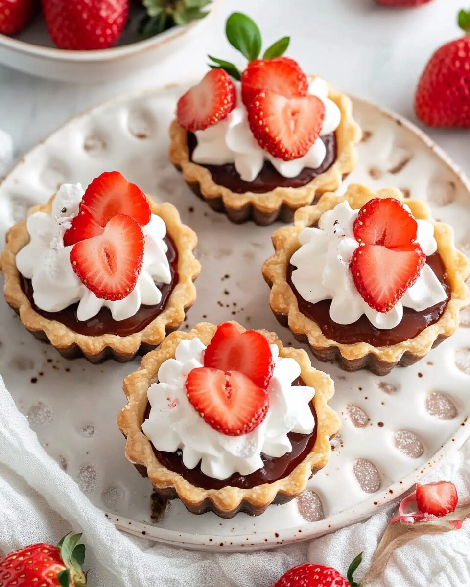 Mini Vegan Strawberry Tarts