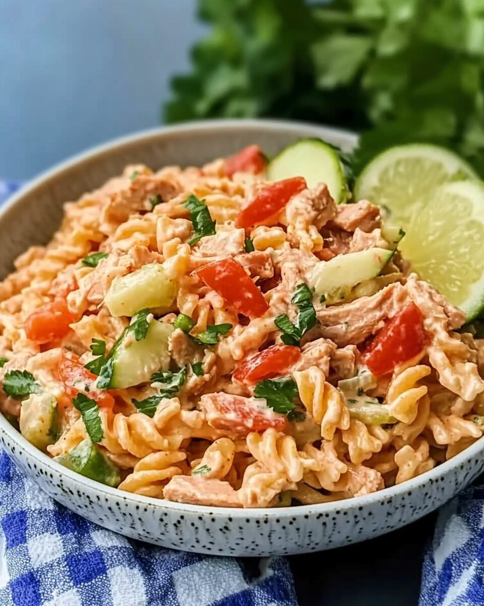 Spicy Tuna Pasta Salad