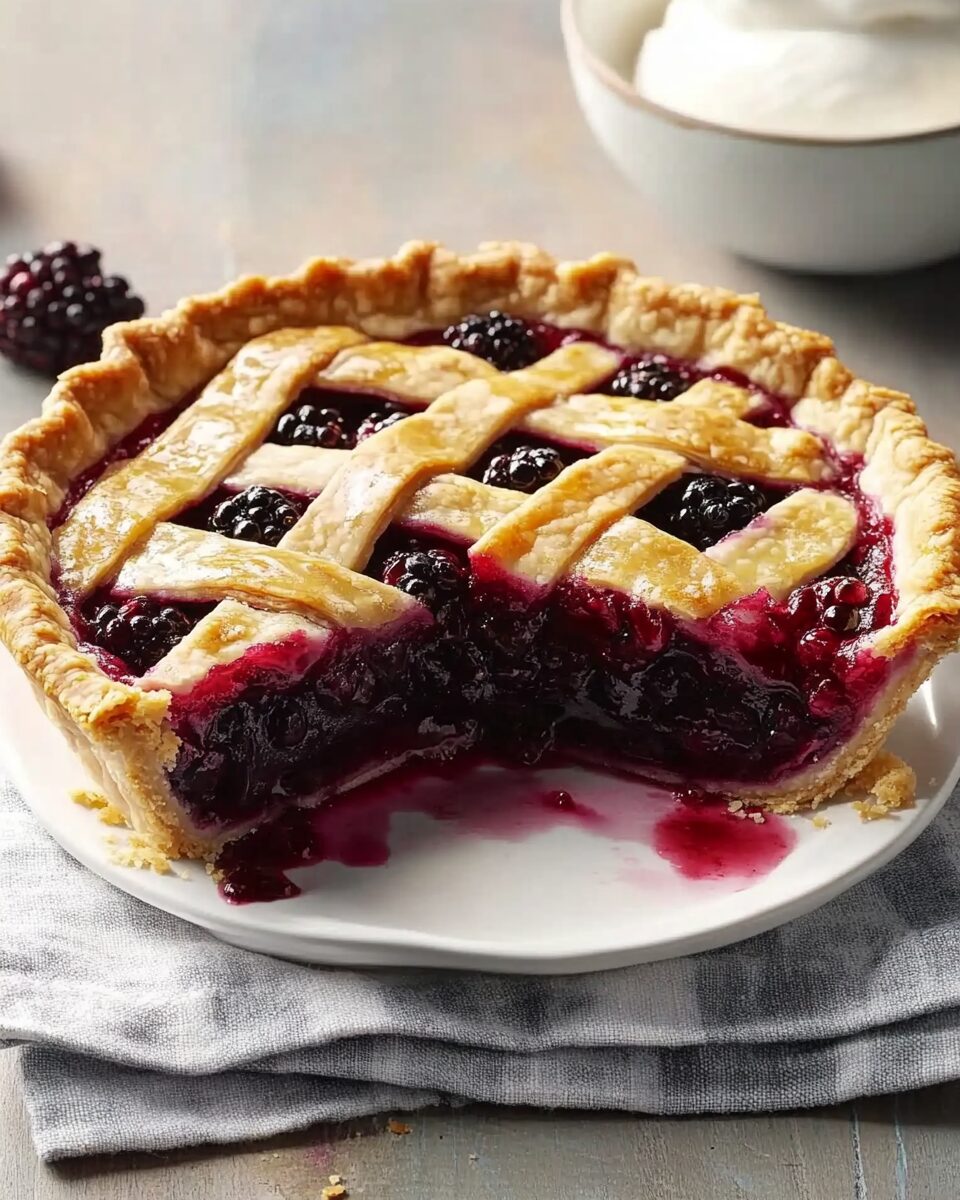Fresh Blackberry Pie