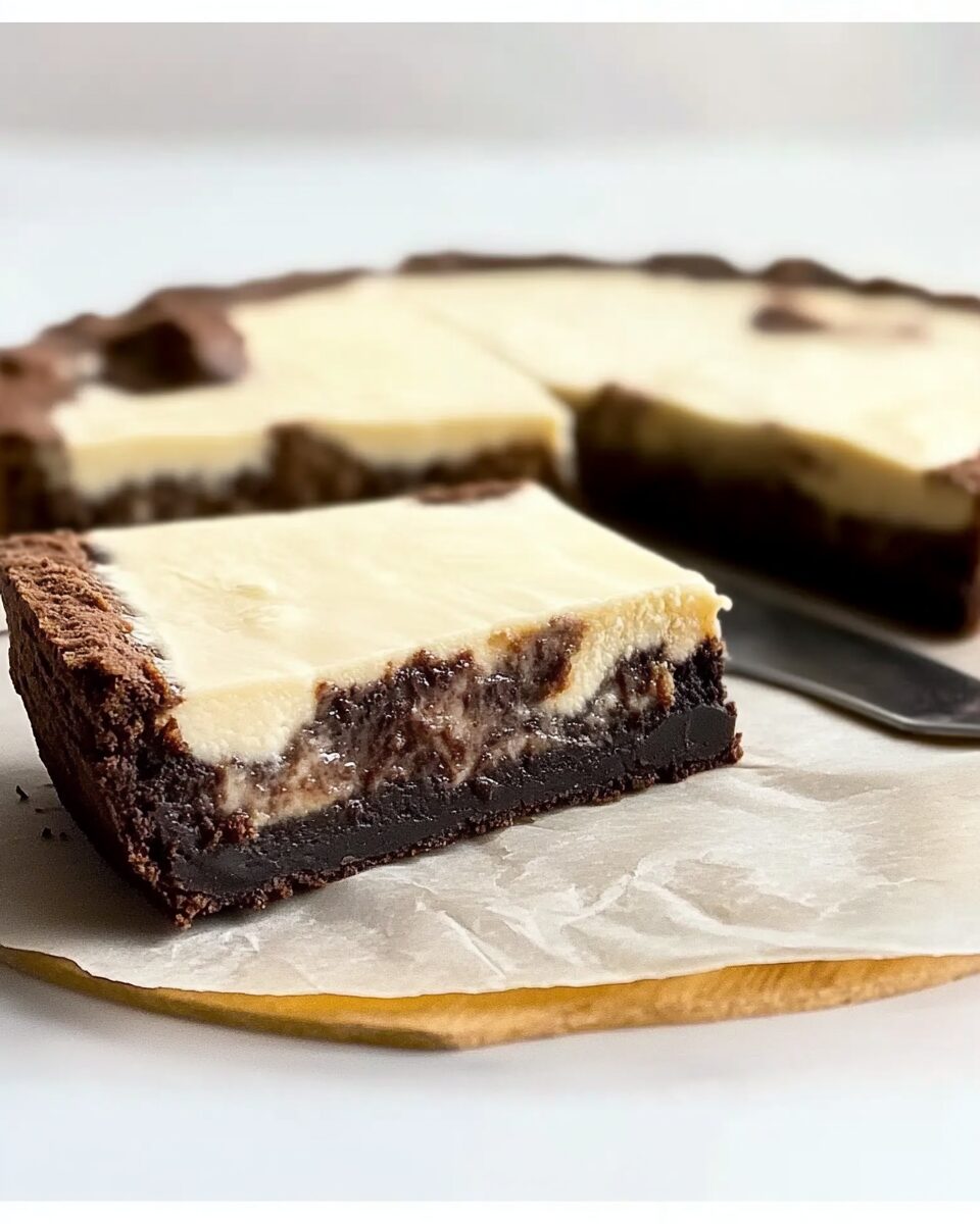 Low Carb Brownie Cheesecake