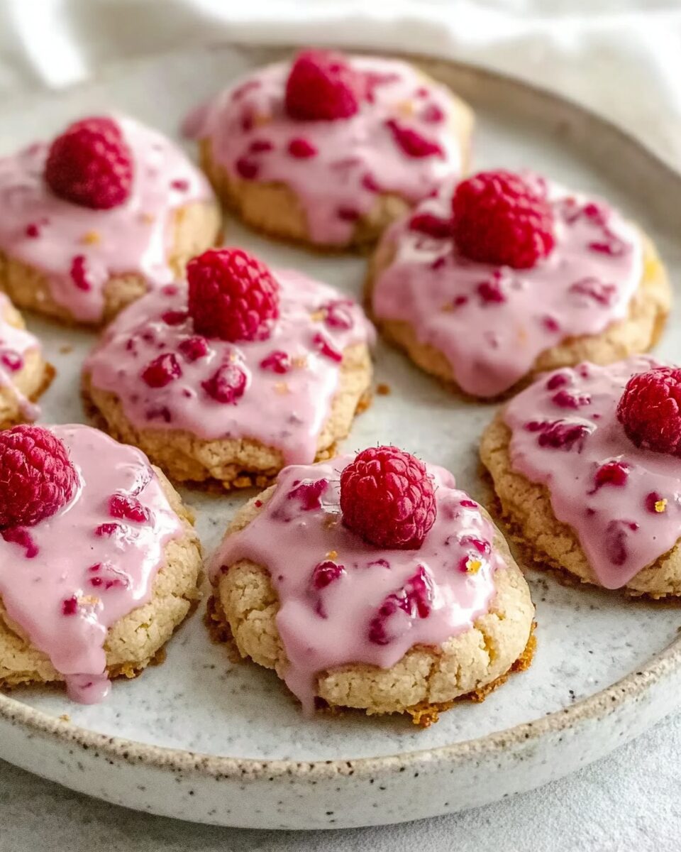 Raspberry Lemon Yogurt Cookies (Gluten-Free & Dairy-Free)