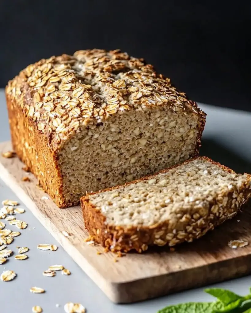 Oatmeal Cottage Cheese Chia Bread