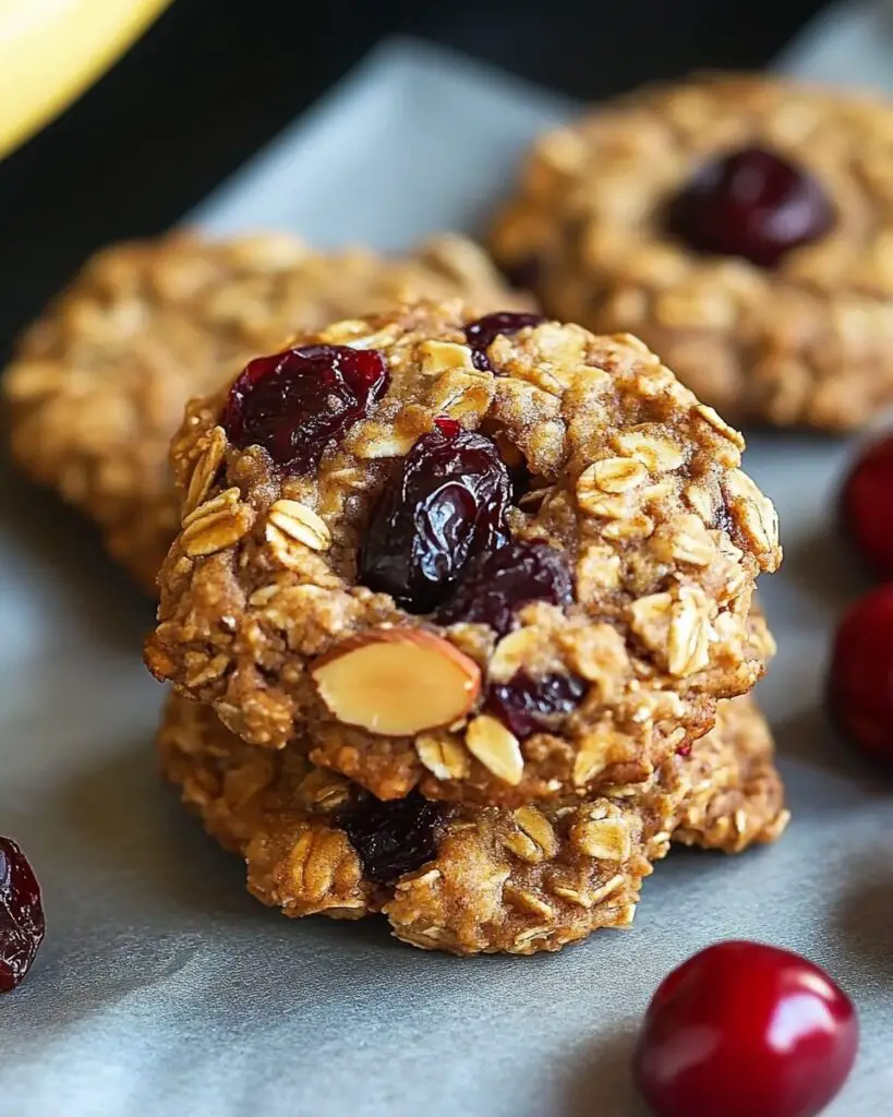 Cherry Almond Oatmeal Cookies