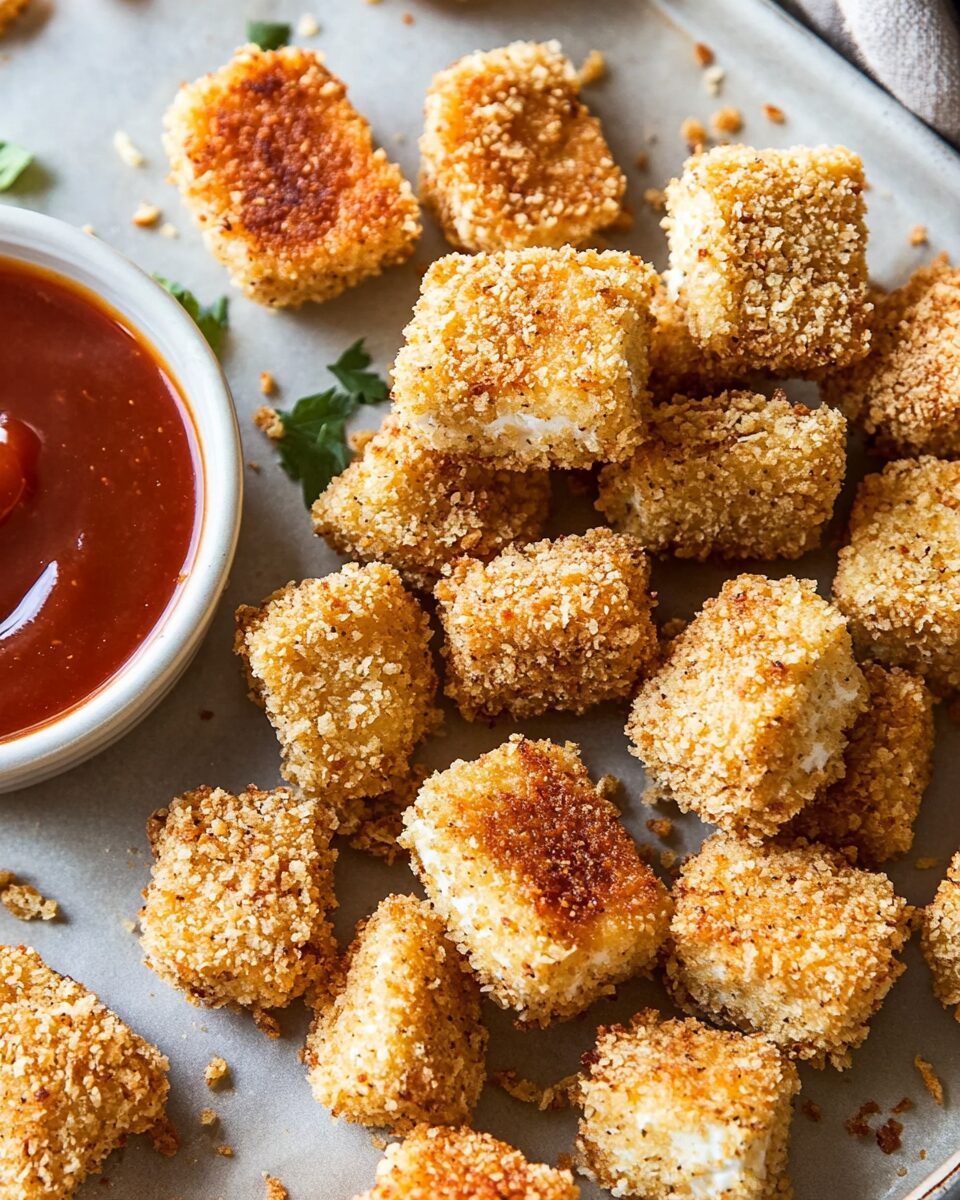 Crispy Baked Tofu Nuggets