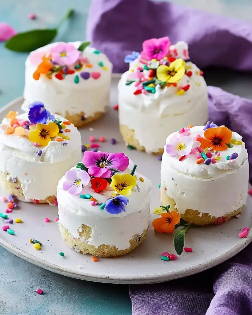 Mini Confetti Cakes