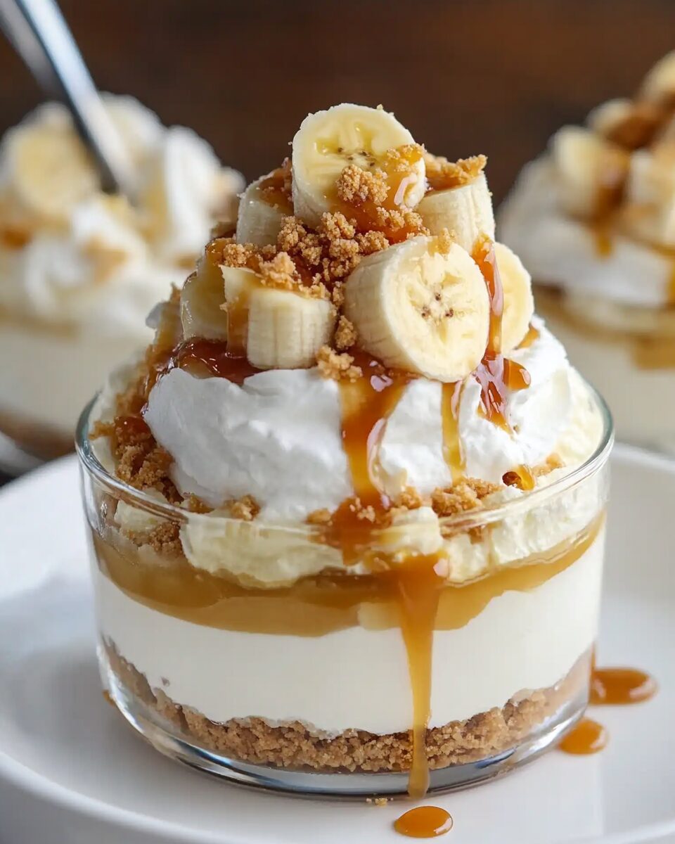 Banana Caramel Cream Dessert