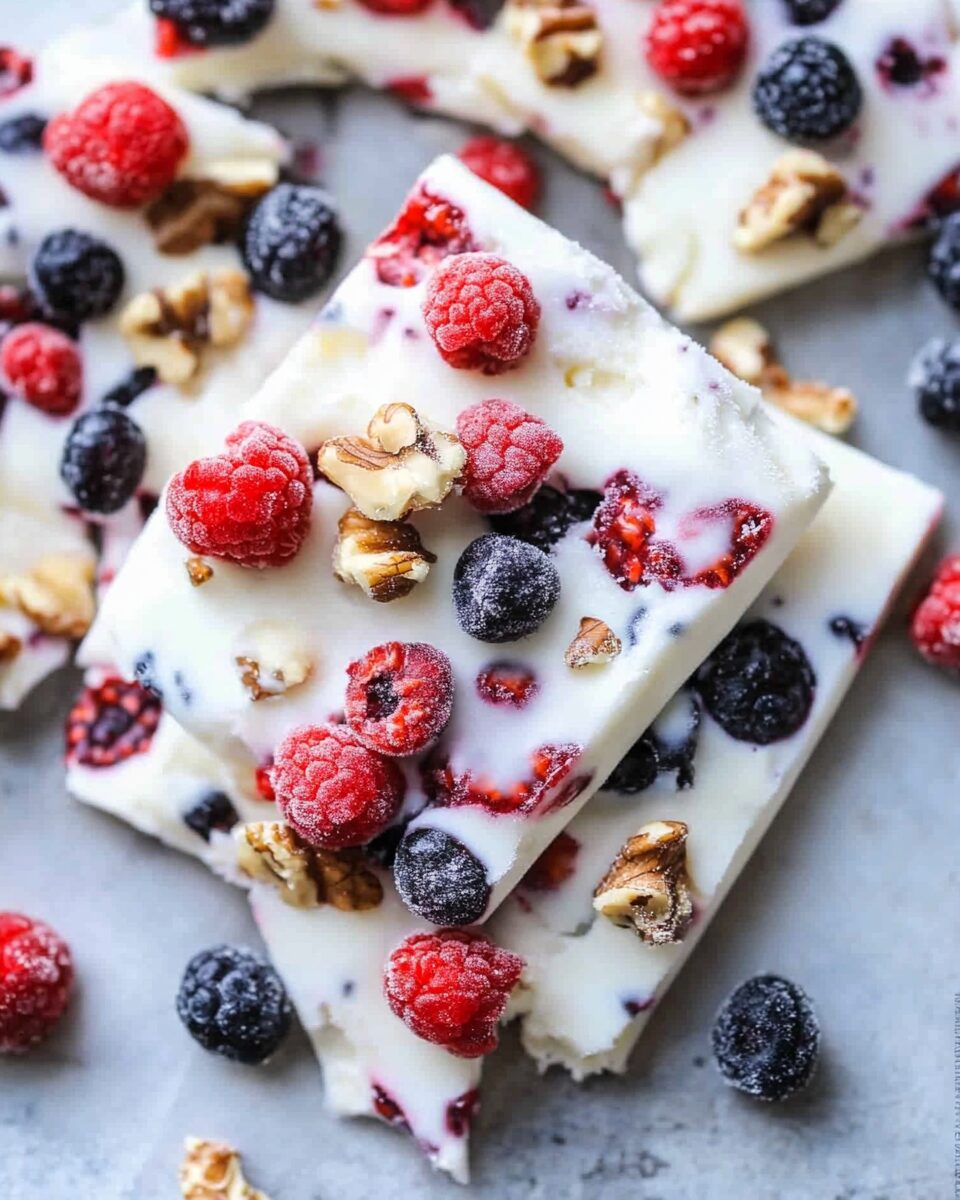 Frozen Yogurt Bark