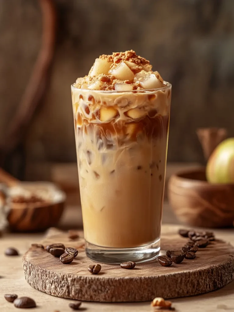 Caramel Apple Spice Iced Coffee