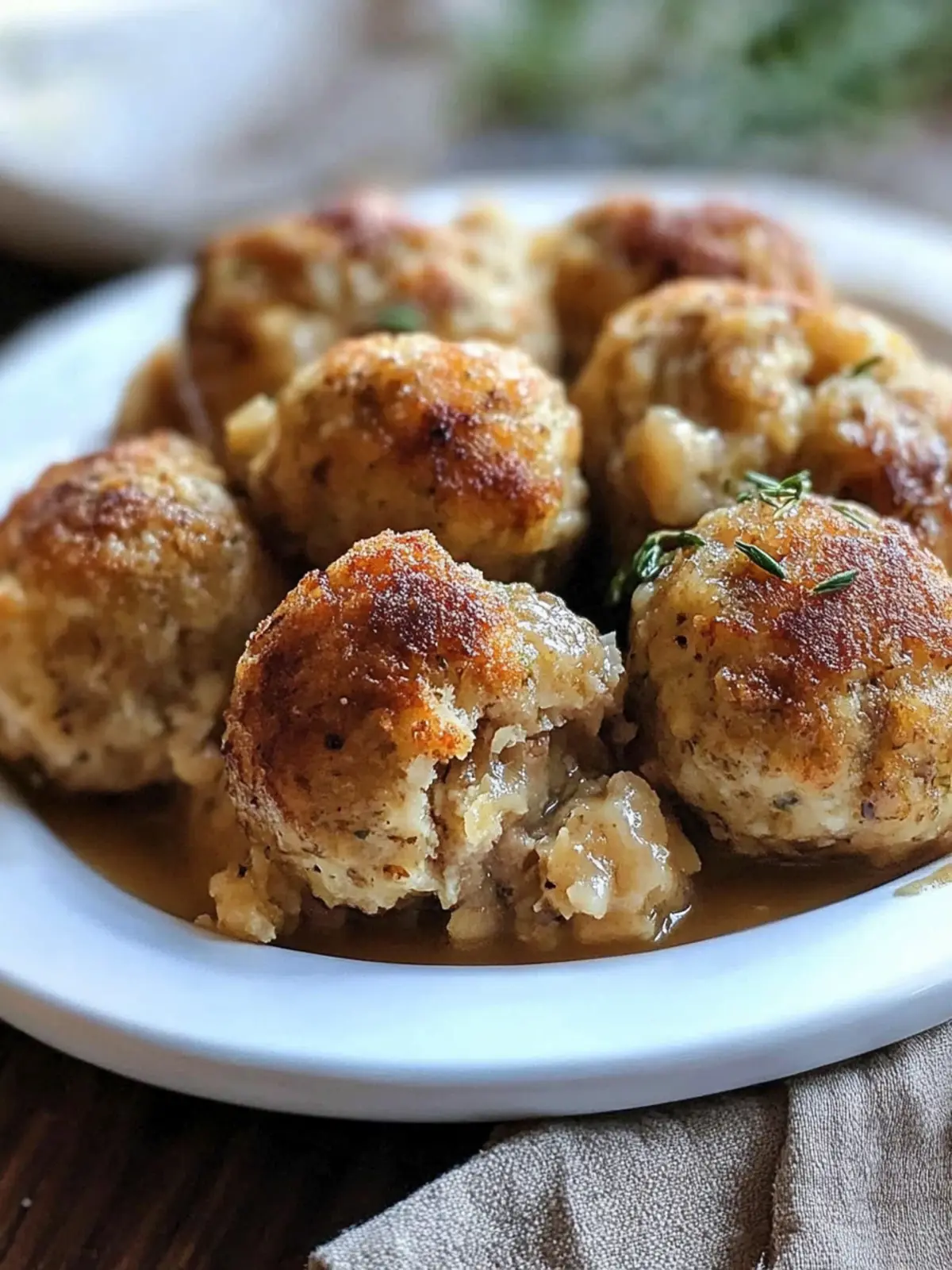 Turkey stuffing Balls