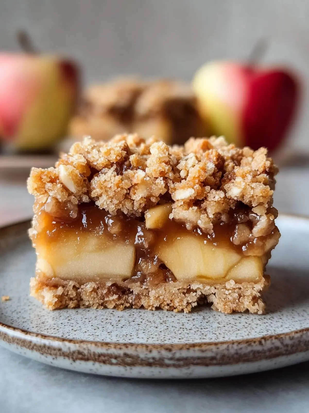 Fall in Love with Salted Caramel Apple Crumble Bars Delight 4 Salted Caramel Apple Crumble Bars Fall Treat