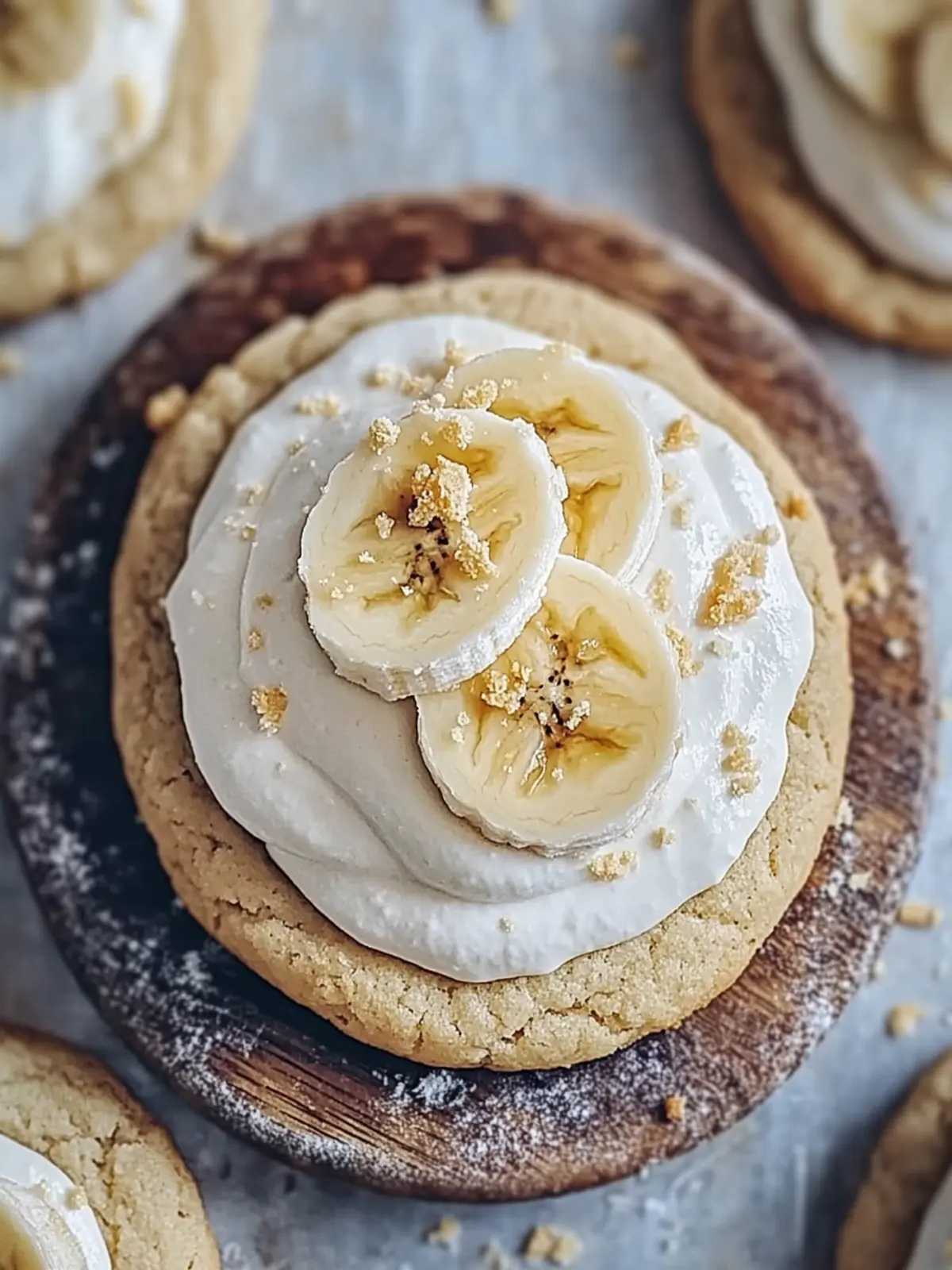Banana Cream Pie Cookies