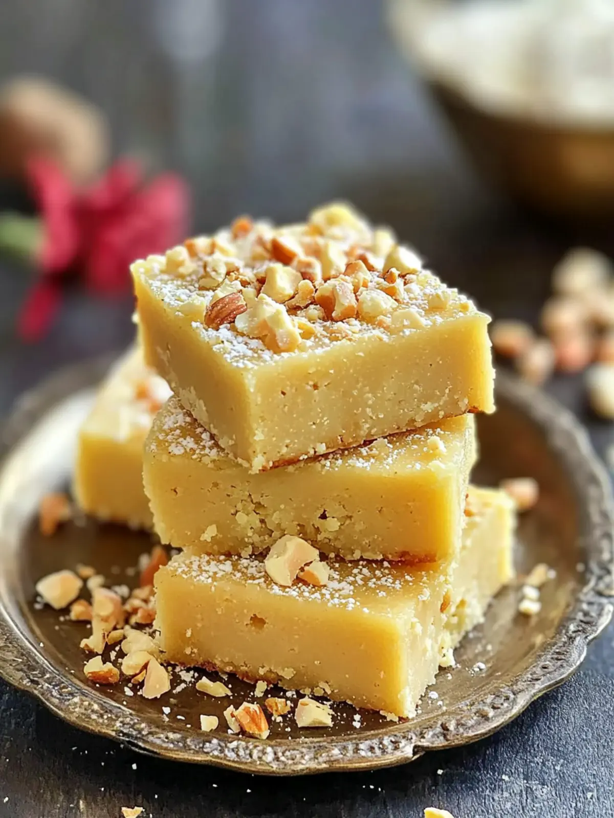 Butterscotch Burfi with Milk Powder: A Festive Delight 3 Butterscotch Burfi (With Milk Powder)