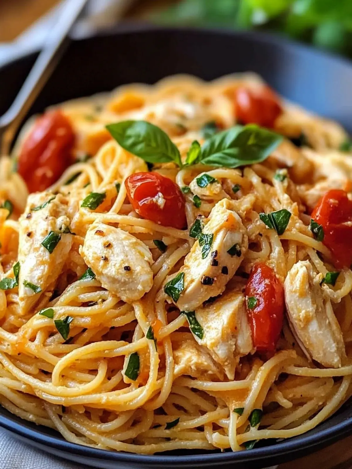 Easy Chicken Spaghetti