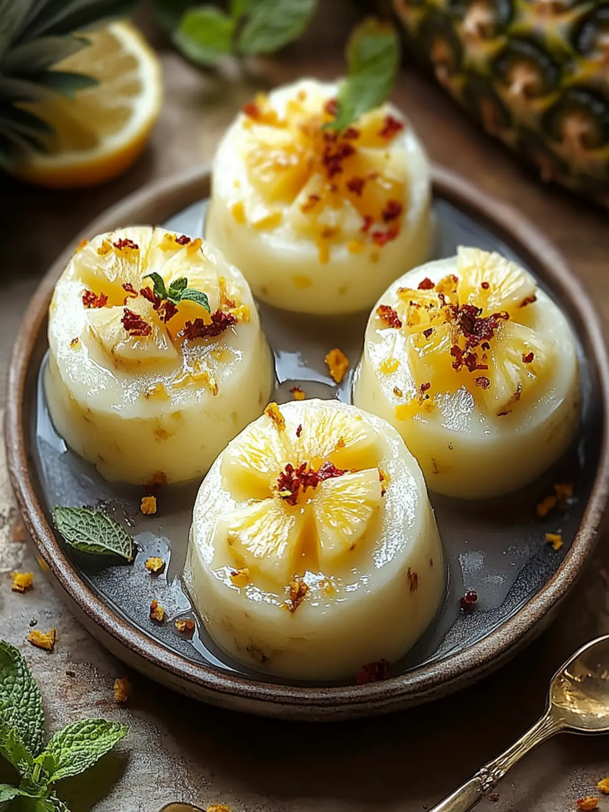 Sweet and Creamy Pineapple Sandesh