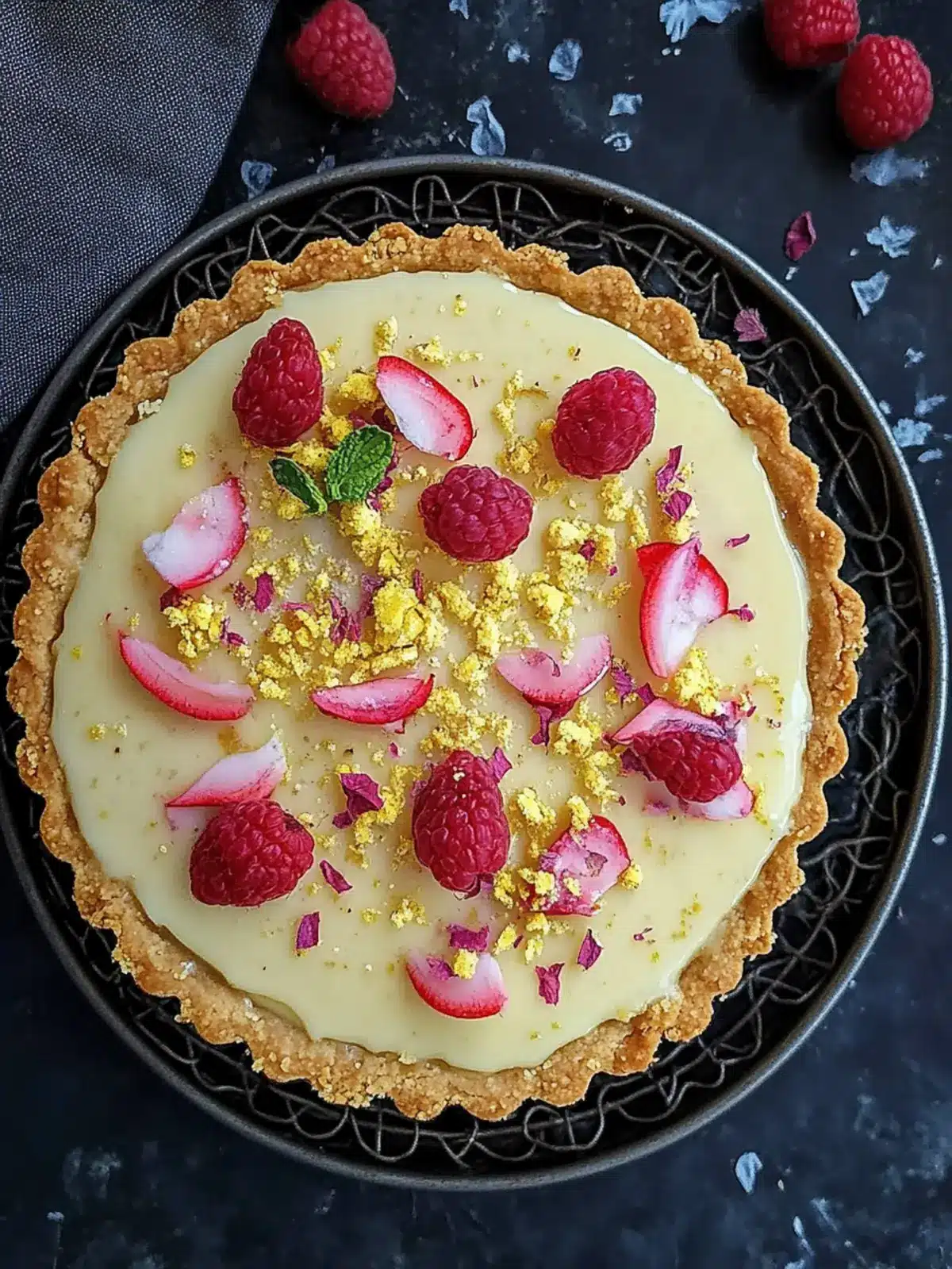 No-Bake Shrikhand Tart: Creamy Bliss Without Baking! 2 No-Bake Shrikhand Tart