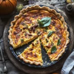Roasted Pumpkin Quiche