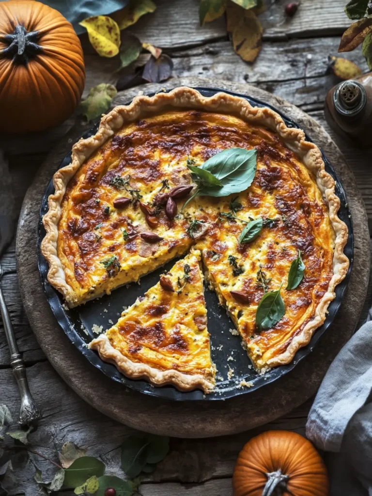 Roasted Pumpkin Quiche