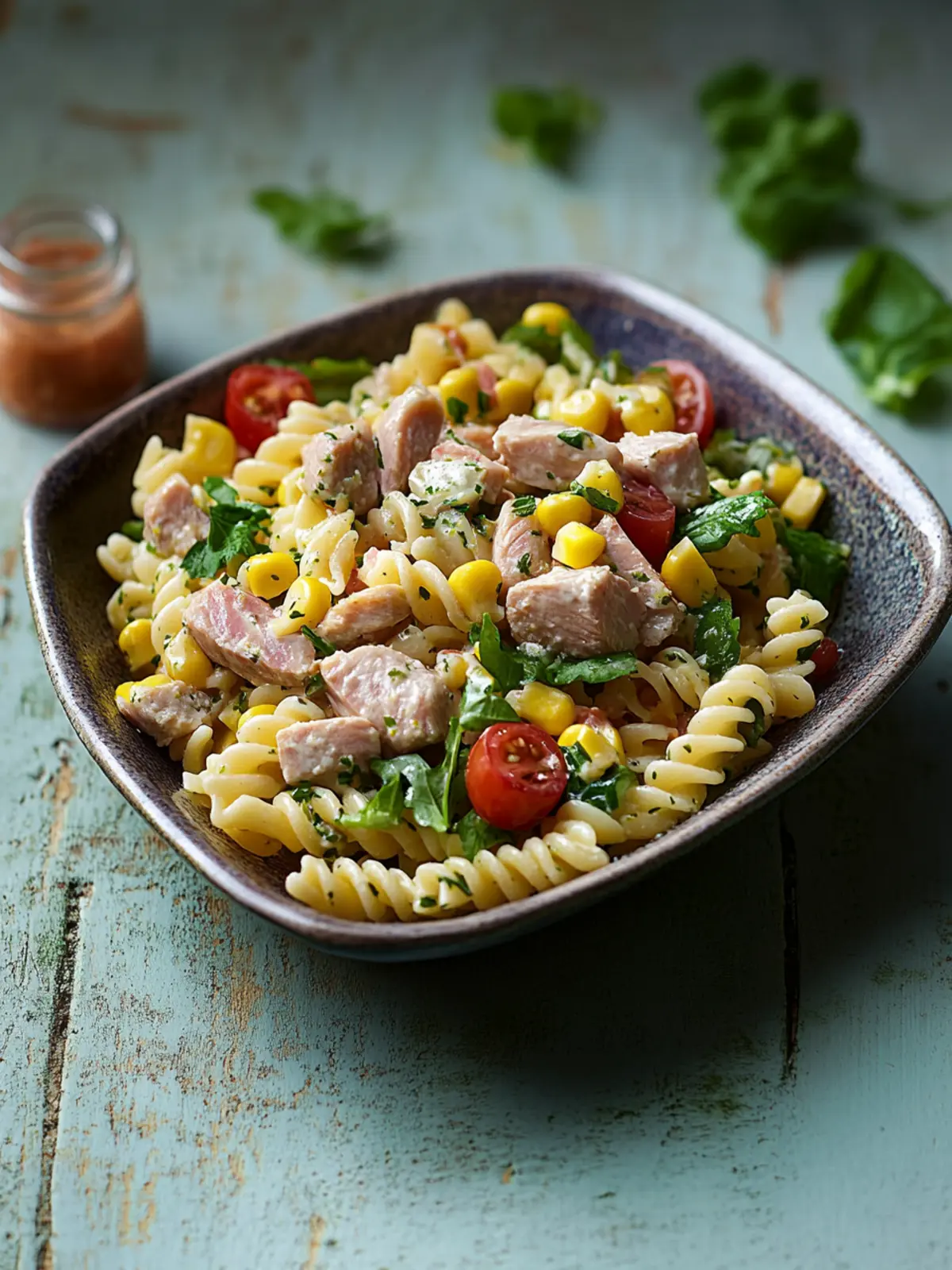 Tuna and sweetcorn pasta salad