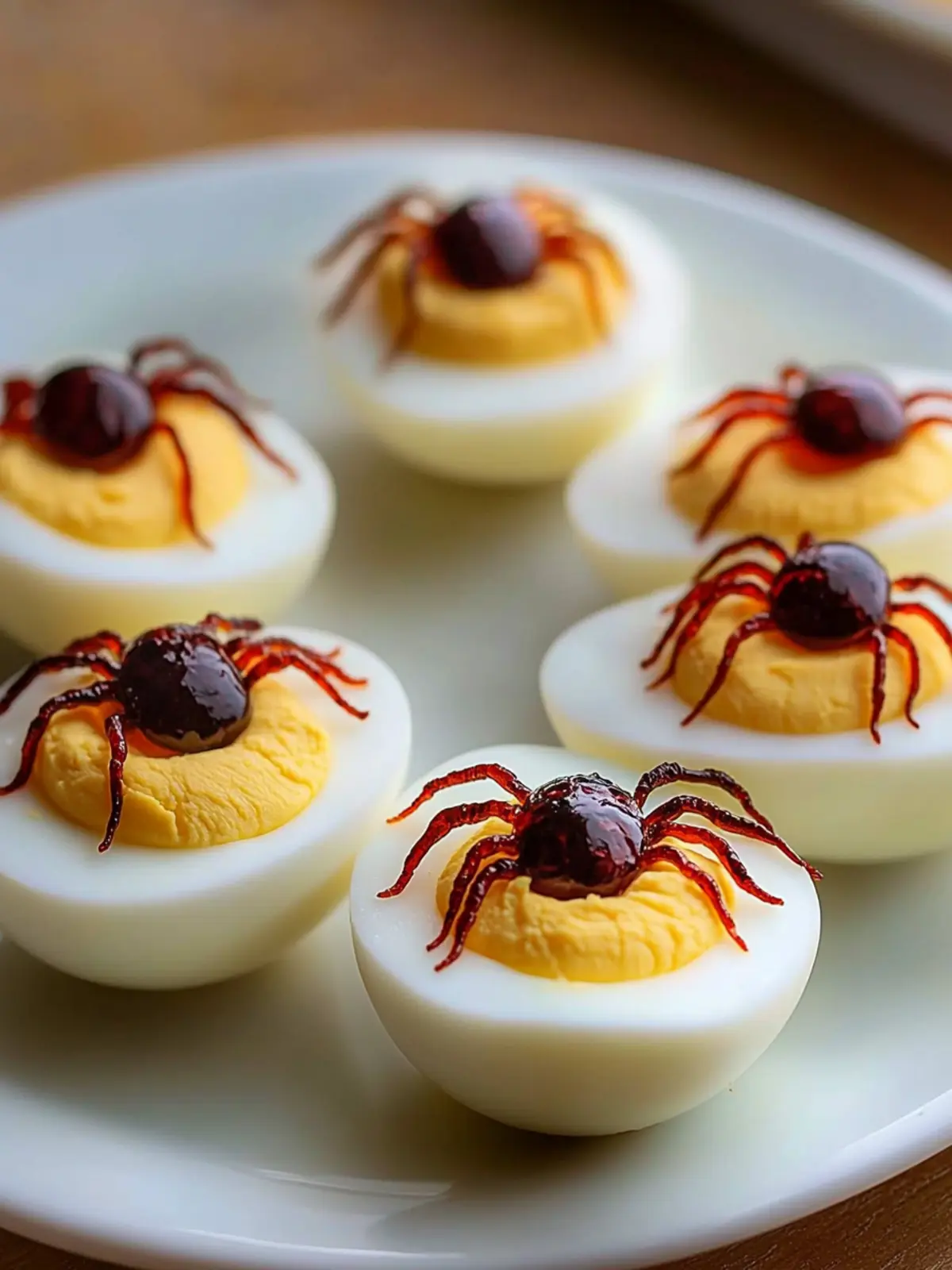Creepy Crawly Deviled Eggs