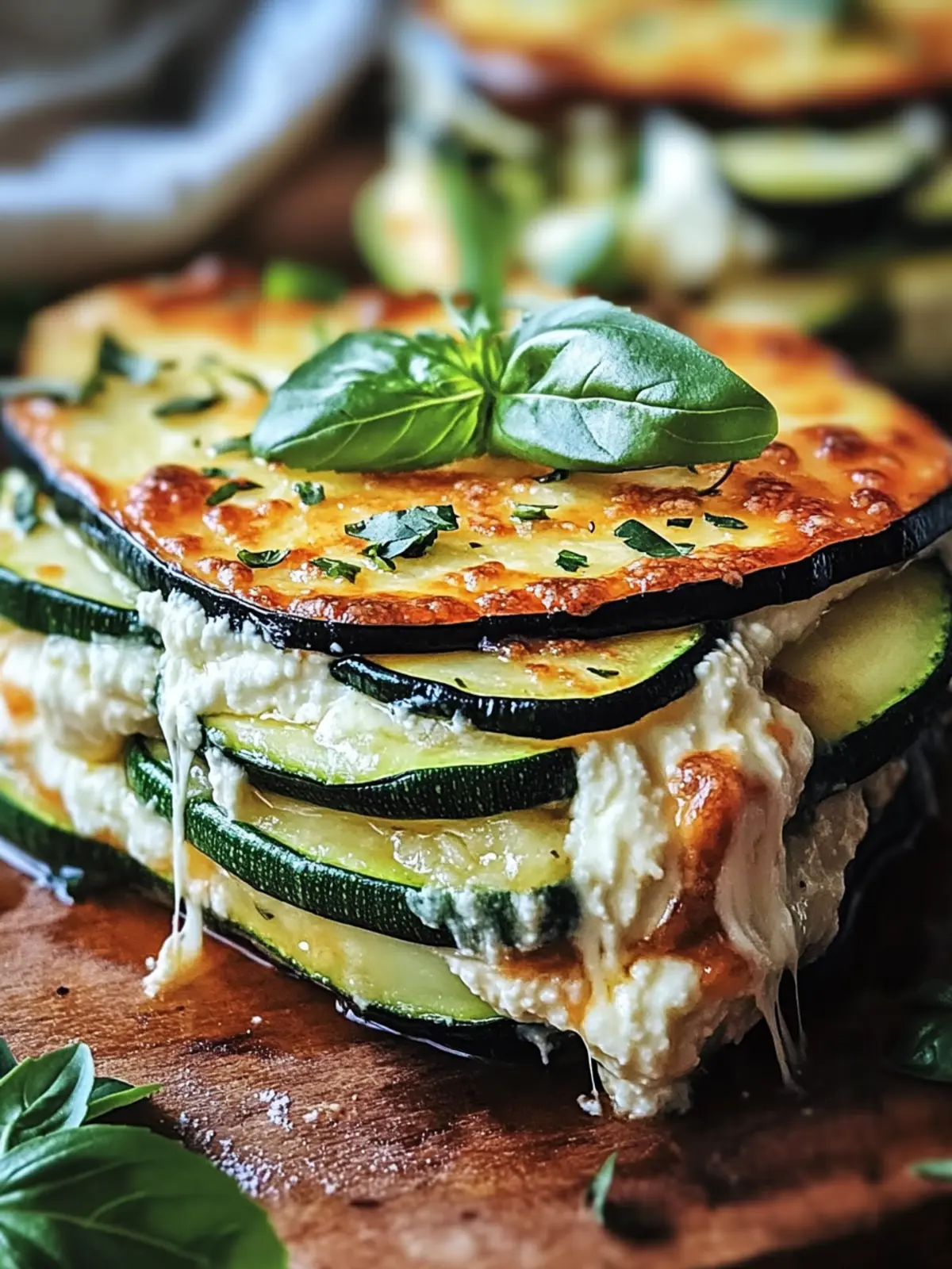 Irresistible Layered Zucchini Ricotta Melts