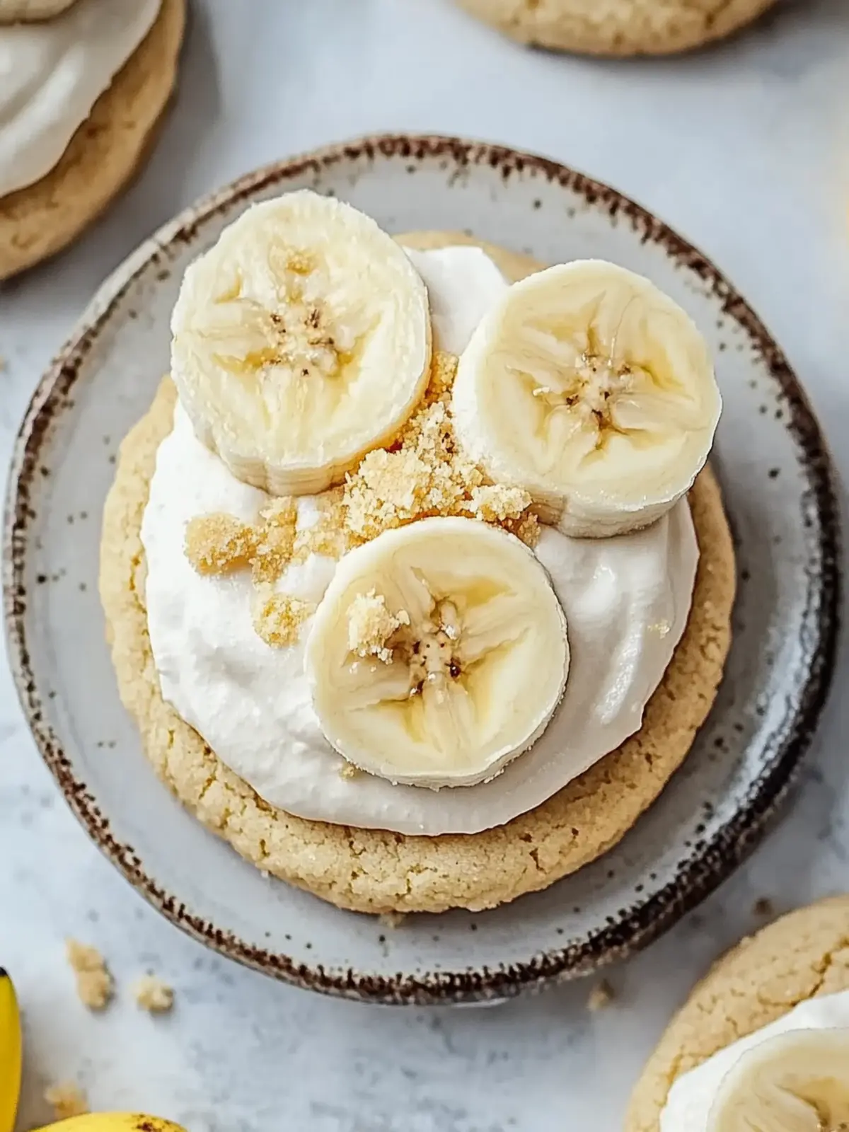 Banana Cream Pie Cookies
