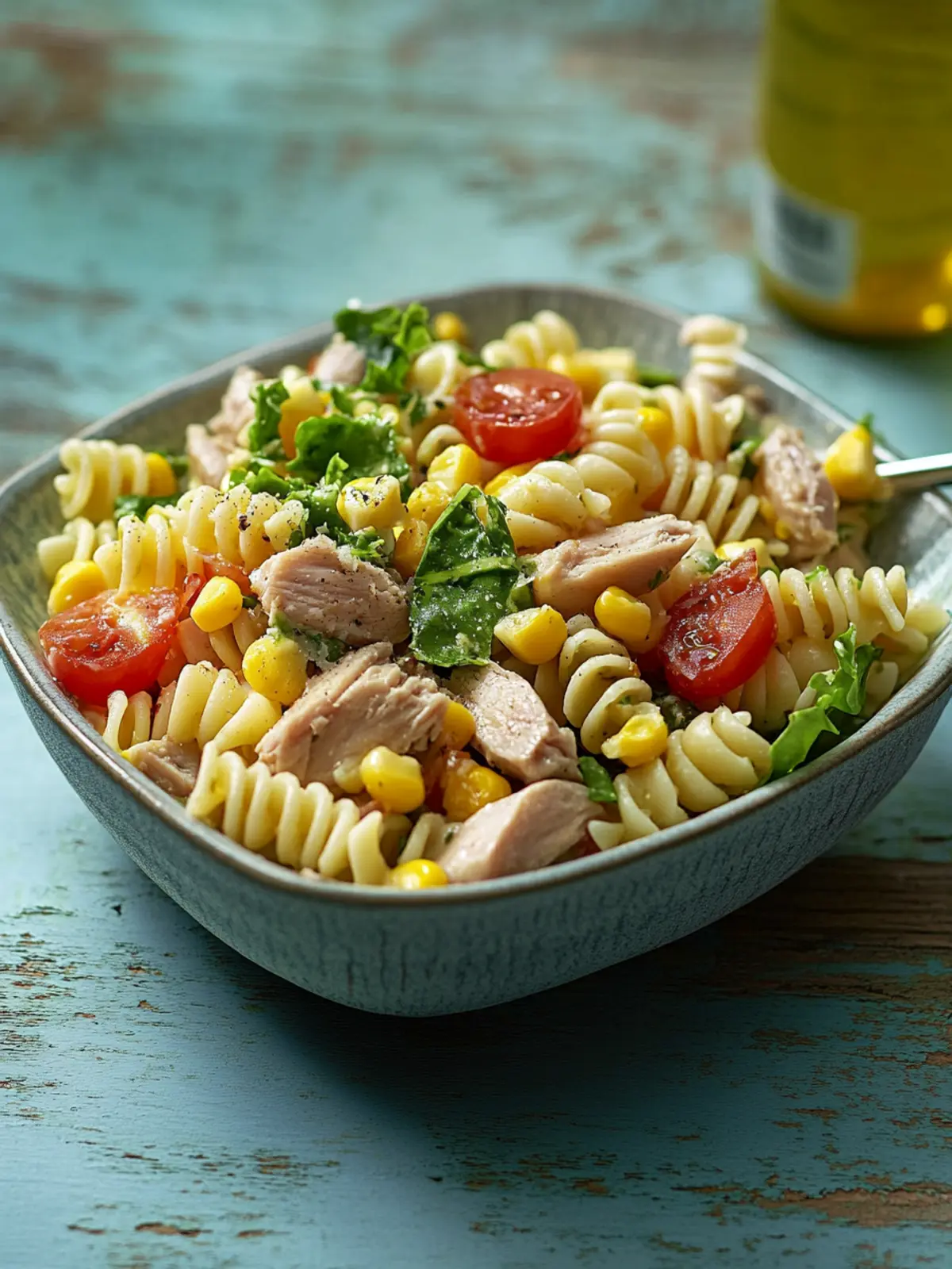 Tuna and sweetcorn pasta salad