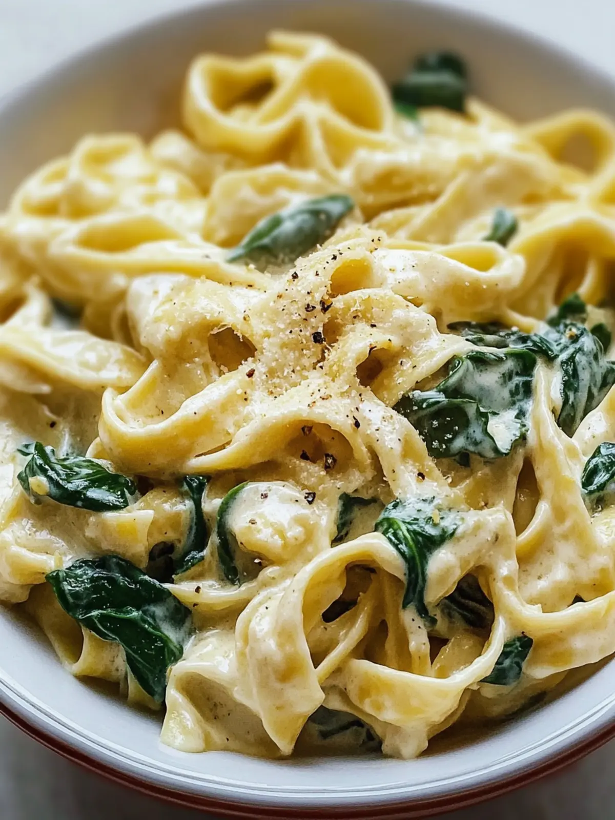 Creamy Lemon Ricotta Pasta with Spinach