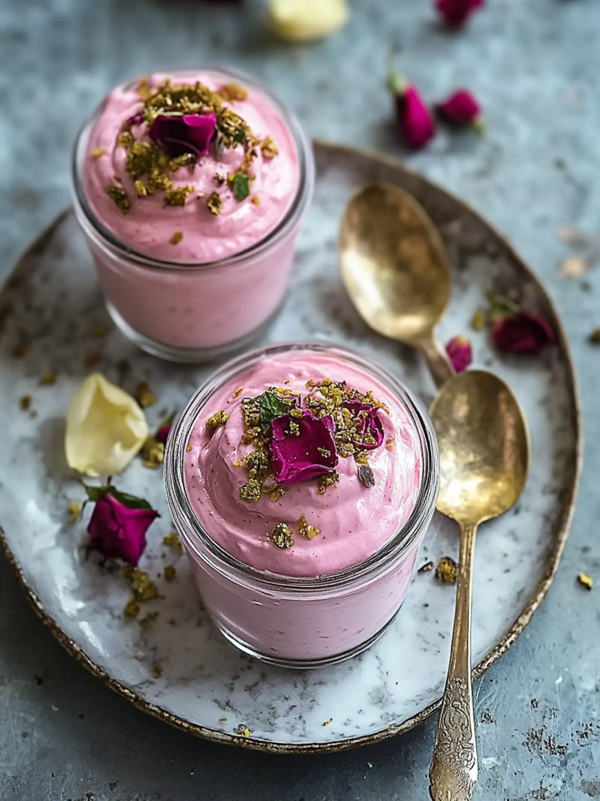 Creamy Rose Gulkand Shrikhand Cups in Just 10 Minutes 3 Creamy Rose Gulkand Shrikhand Cups:
