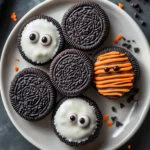 Spooky Scary Halloween Chocolate Dipped Oreo Cookies