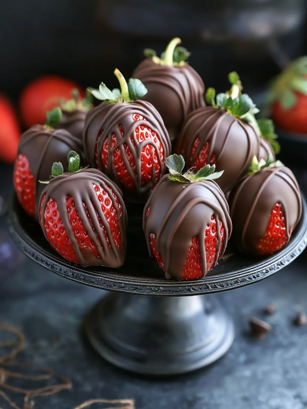 Halloween Chocolate Covered Strawberries