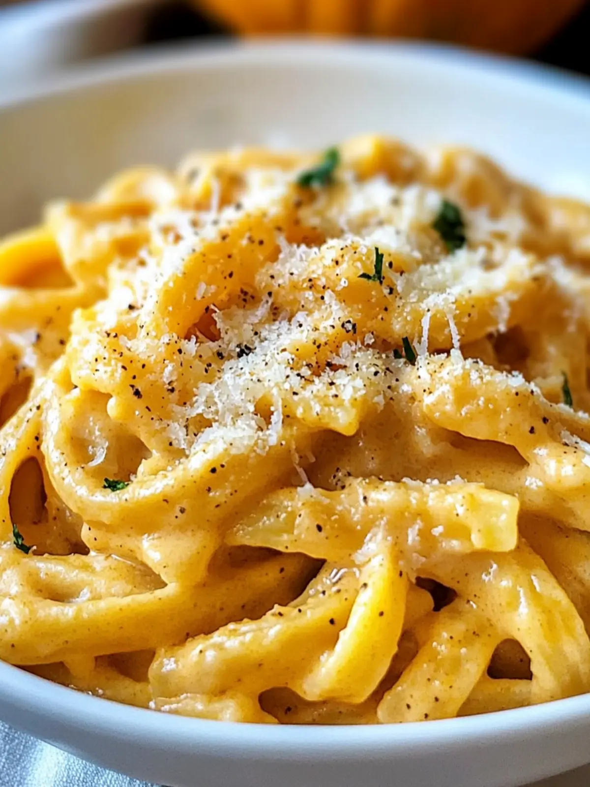 Creamy Parmesan Pumpkin Pasta