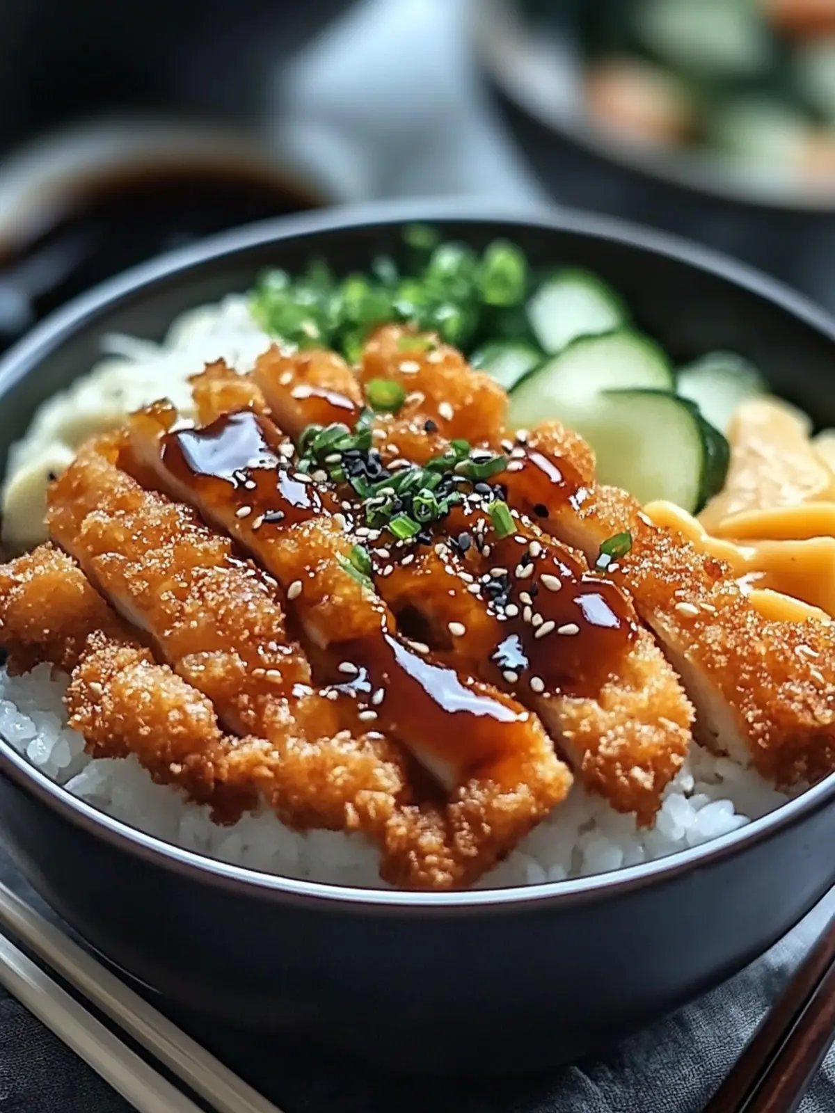 Crispy Japanese Katsu Bowls: Comfort Food Made Easy 2 Japanese Katsu Bowls