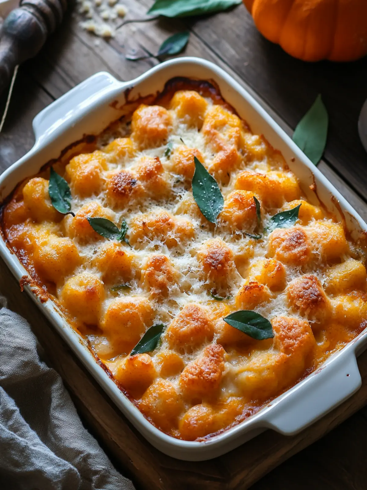 Pumpkin Gnocchi Bake